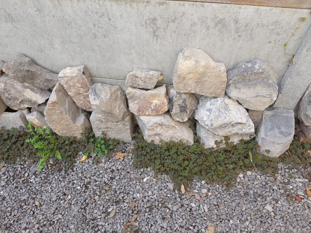 Lot de Pierre naturelles de différentes tailles, Bricolage & Construction, Briques, Enlèvement, Utilisé, Pierres naturelles