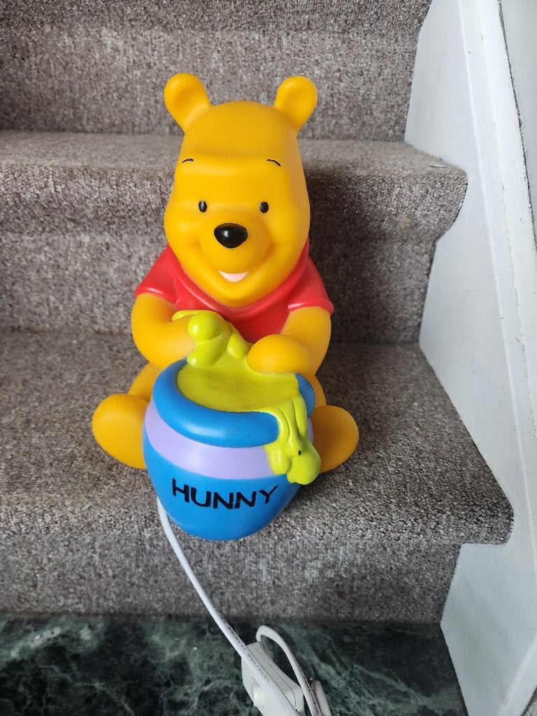 Disney lamp, Ophalen of Verzenden, Winnie de Poeh of vrienden, Zo goed als nieuw