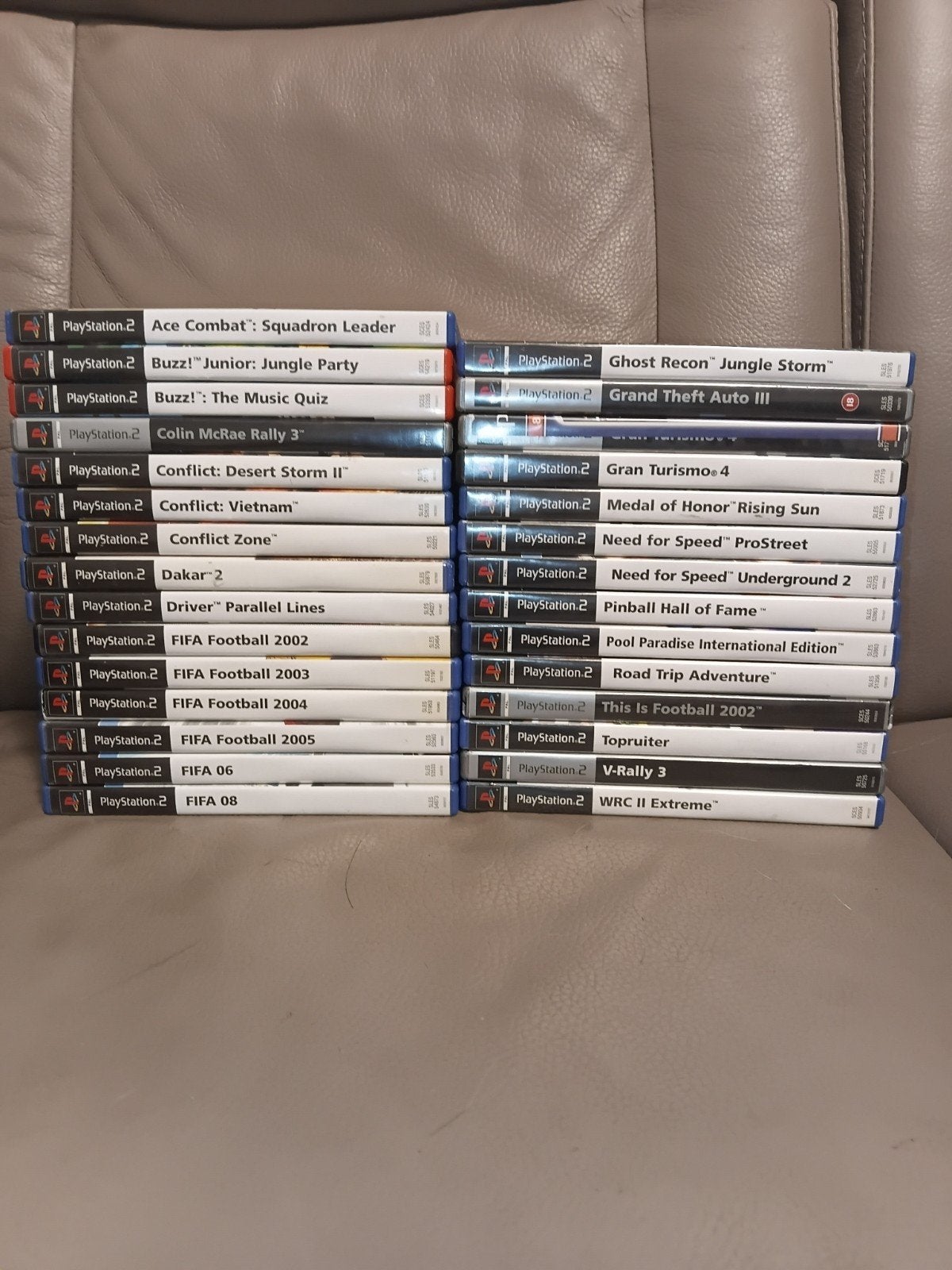ps2 Lot 29 spellen, Enlèvement ou Envoi, Utilisé