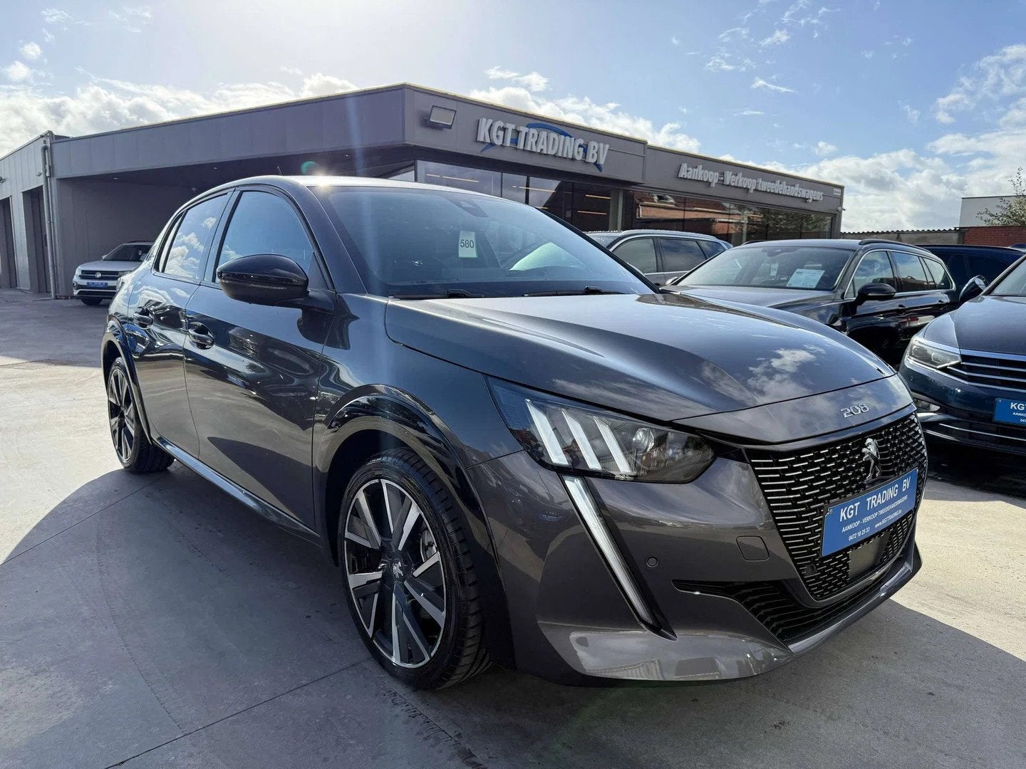 Peugeot 208 1.2i 101PK GT-LINE LEDER VIRTUAL CAMERA CARPLAY, Auto's, Parkeerassistent, Gebruikt, 1199 cc, 1165 kg