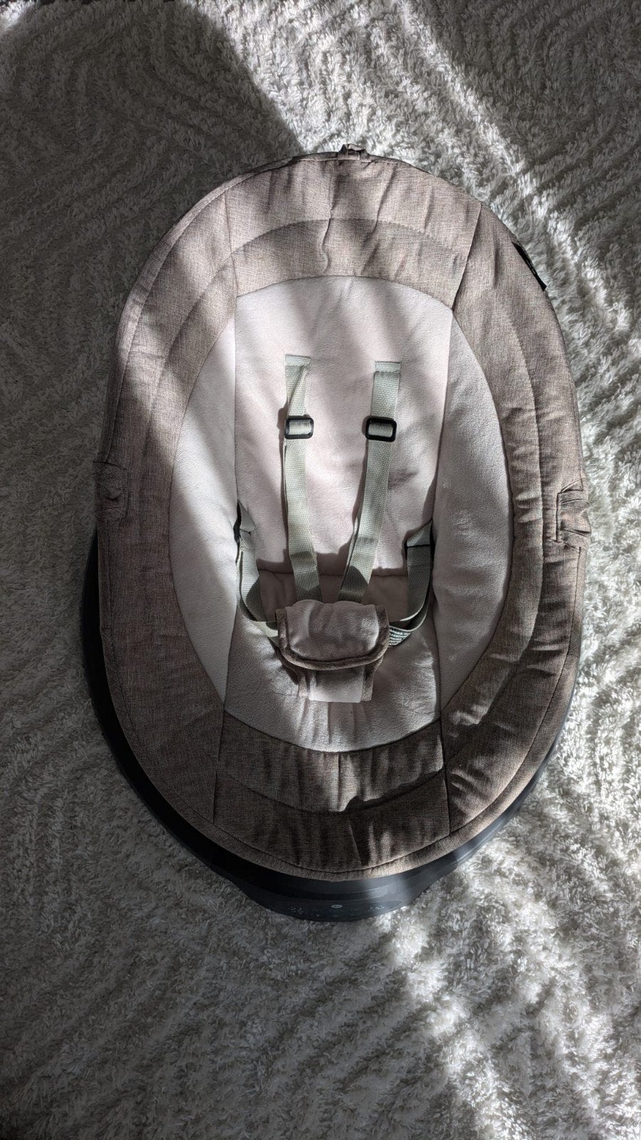 Bercer/transat électrique pour bébé avec capuche z.g.a.n !, Autres marques, Comme neuf, Enlèvement, Avec ceinture(s)