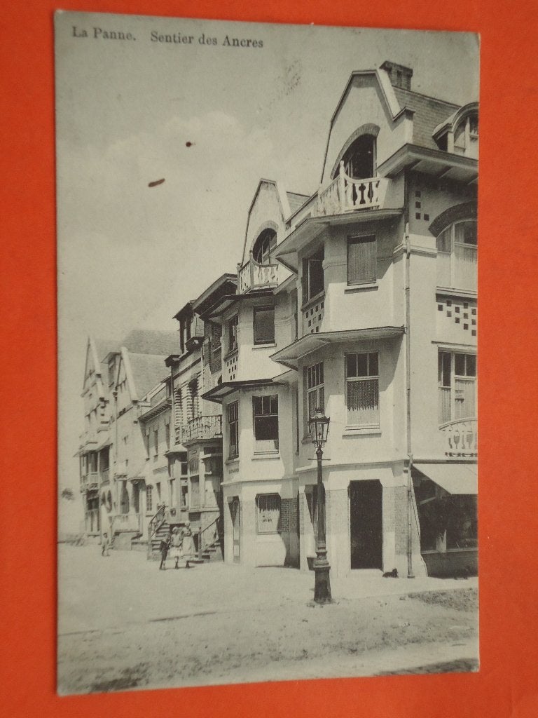 De Panne - La Panne Sentier des Ancres, Verzamelen, Ophalen of Verzenden, Voor 1920, Gelopen, West-Vlaanderen