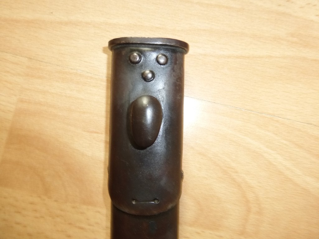 Fourreau pour la baionnette Siam Pussy Cat P. 1907, Collections, Envoi, Armée de terre, Couteau ou Poignard