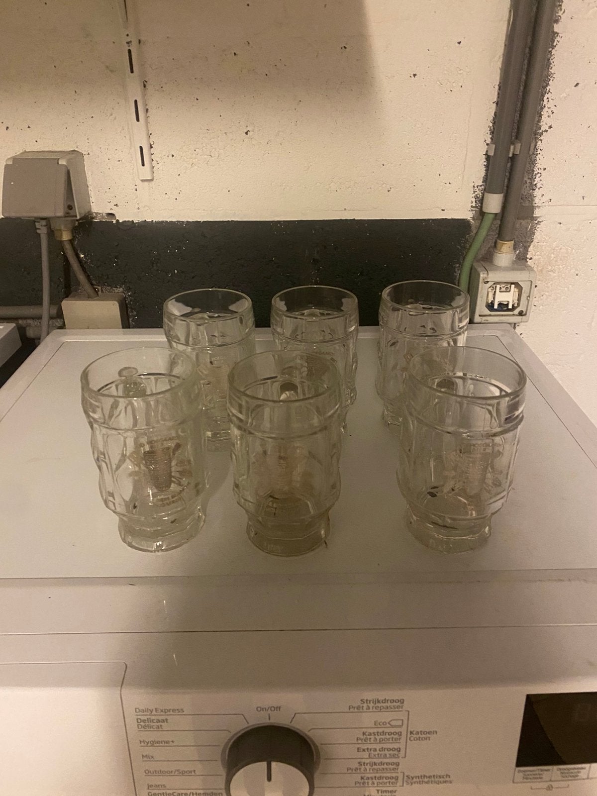 Chopes a bieres blanches, Collections, Enlèvement ou Envoi, Comme neuf