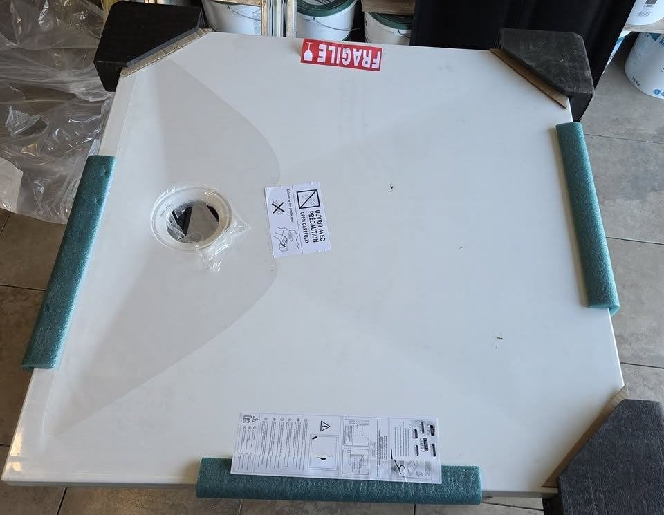Bac de douche 90 x 90 neuf, Bricolage & Construction, Sanitaire, Enlèvement, Neuf, Douche