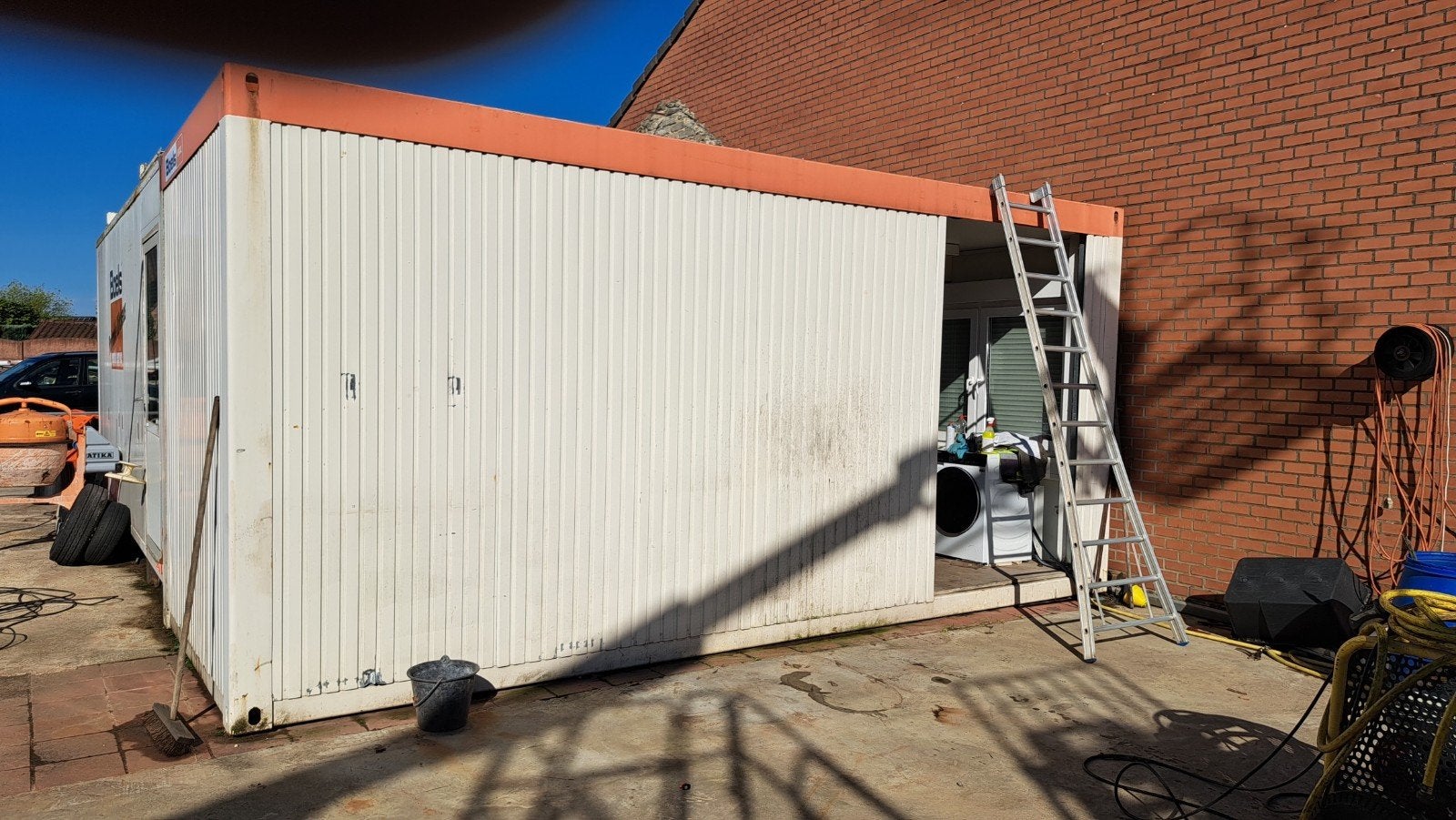 container te koop, Enlèvement