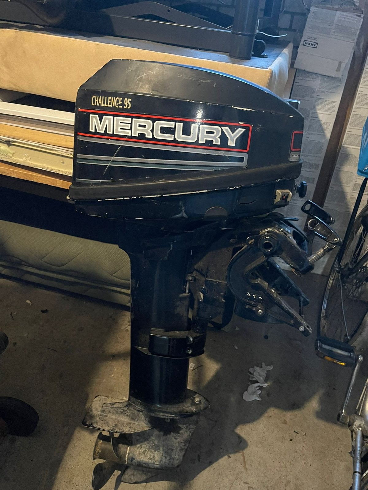 Mercury 6 PK, Watersport en Boten, Buiten- en Binnenboordmotoren, Ophalen, 5 tot 10 pk, Zo goed als nieuw, Viertaktmotor