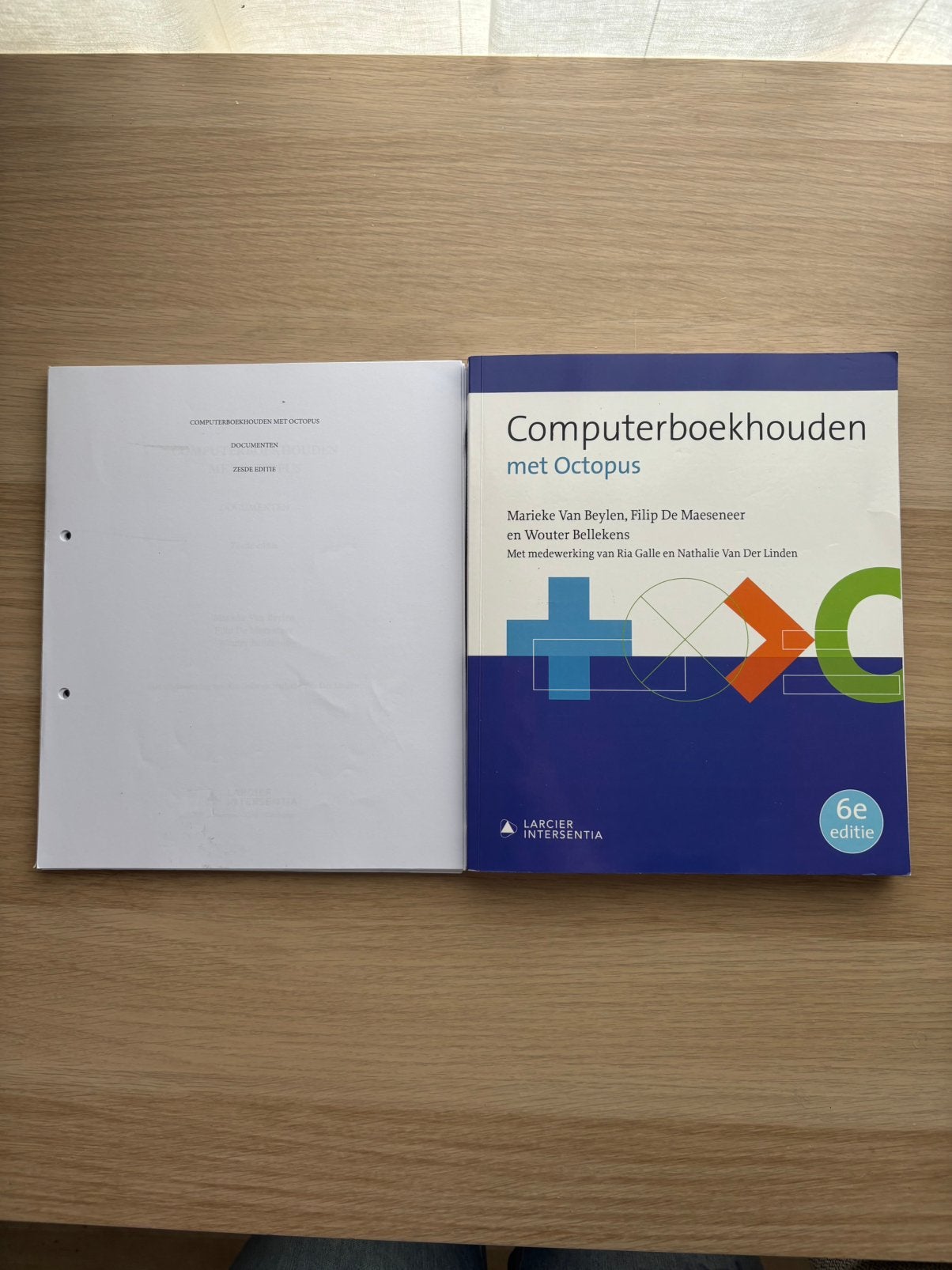 Computerboekhouden met Octopus, Ophalen, Gelezen, Hogeschool