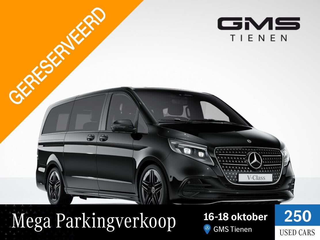 Mercedes-Benz V-Klasse V 300 d L2 9G-TRONIC Exclusive "73.50, Auto's, Automaat, Zwart, 4 cilinders, 2500 kg