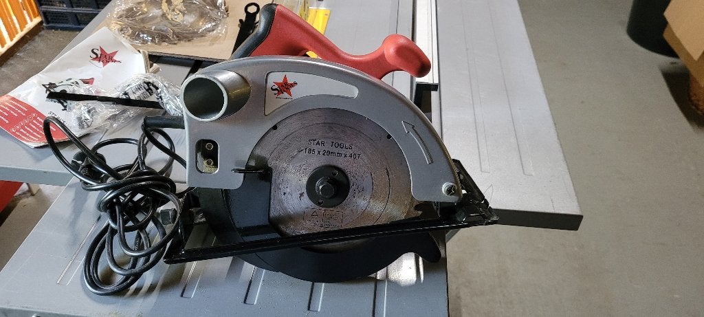 Handcirkelzaag, Ophalen, Gebruikt, 1200 watt of meer, Cirkelzaag