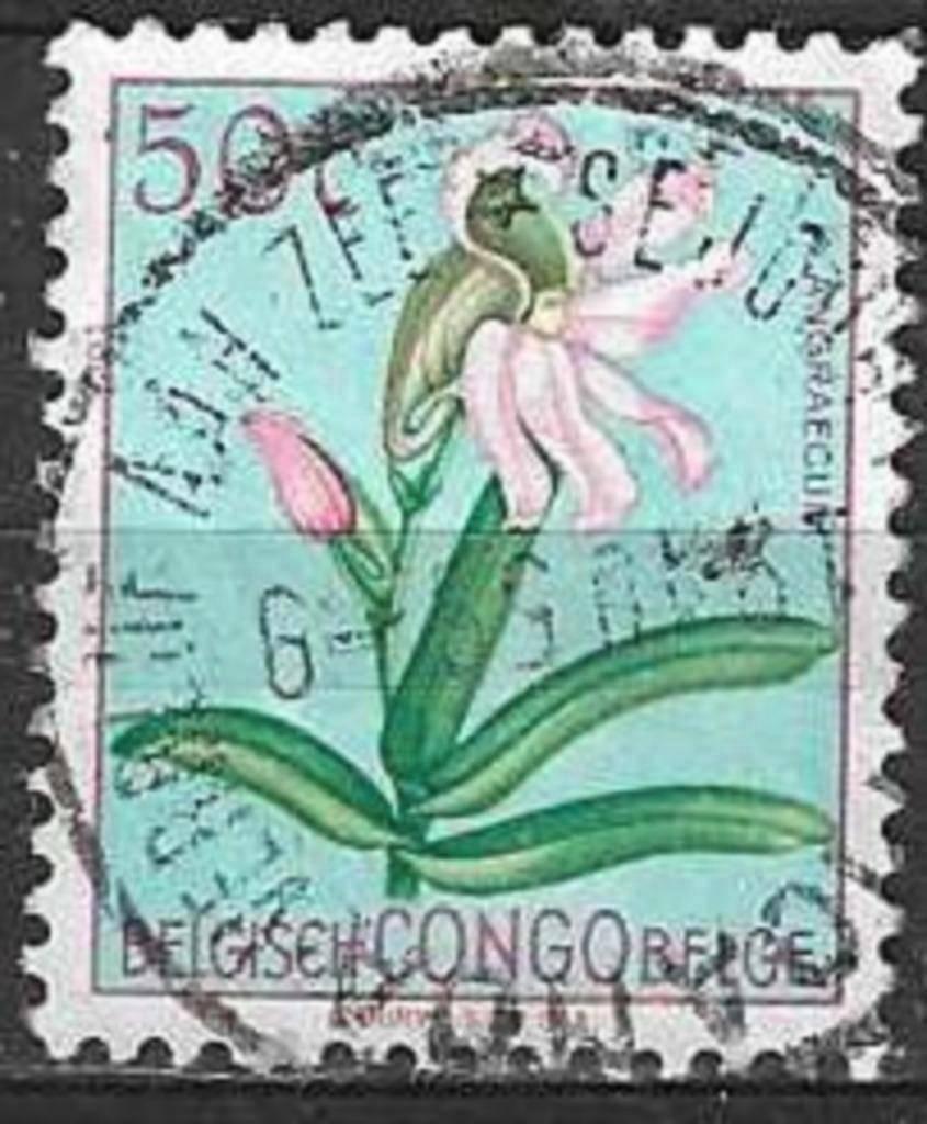 Congo belge 1952 - Yvert 307 - Flore - Fleurs (ST), Envoi, Affranchi