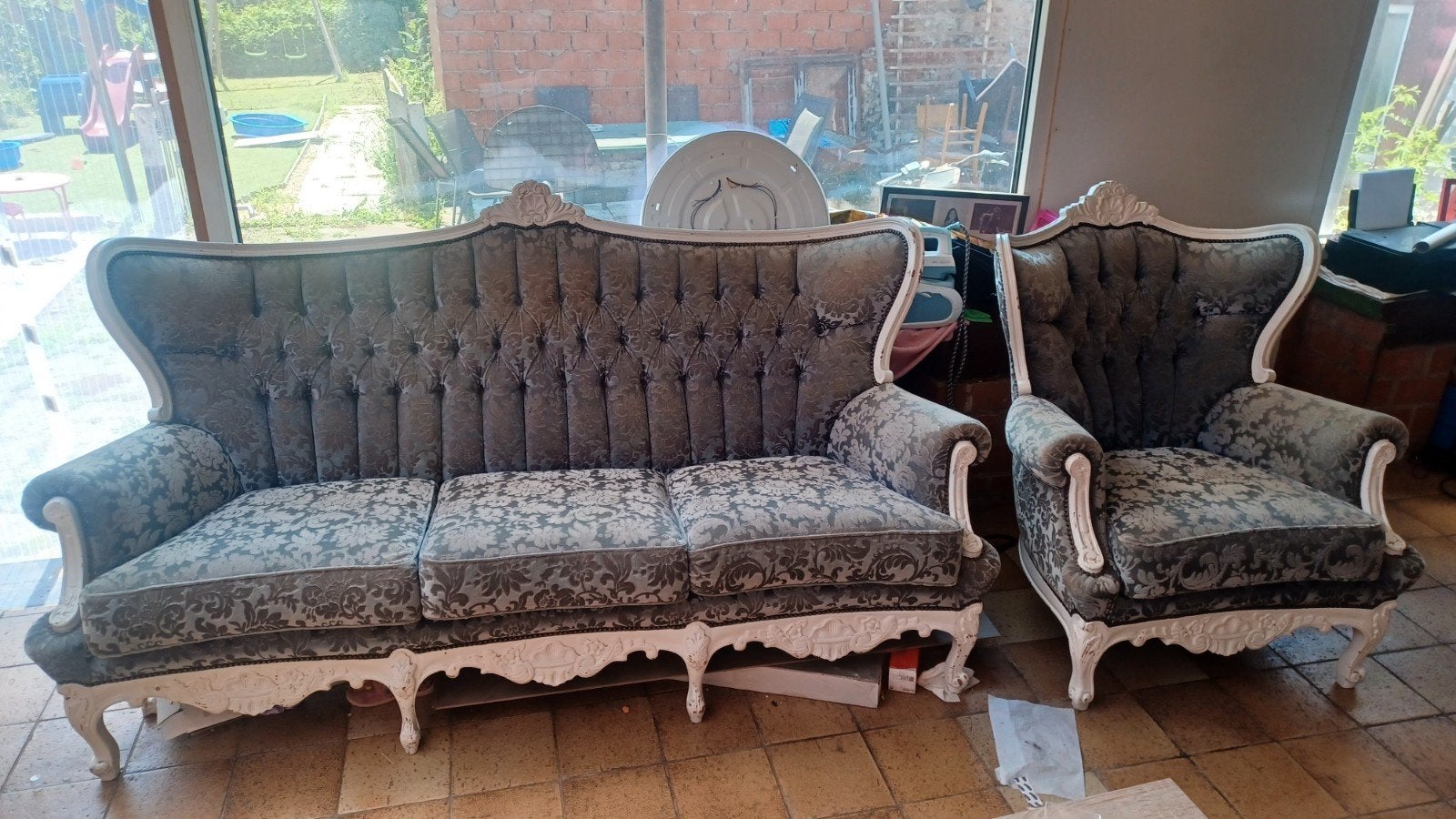 Authentieke sofa, Ophalen, Gebruikt, Vierpersoons of meer