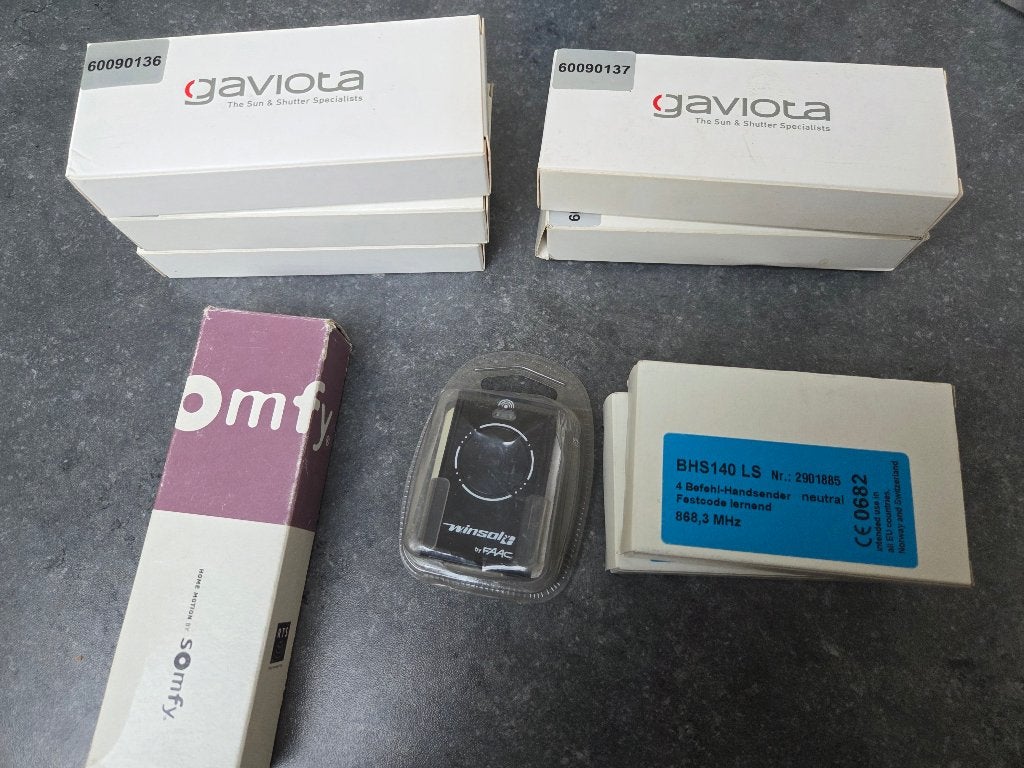 Handzenders Somfy, Berner, Gaviota, FAAC, Ophalen of Verzenden, Nieuw, Elektrische bediening