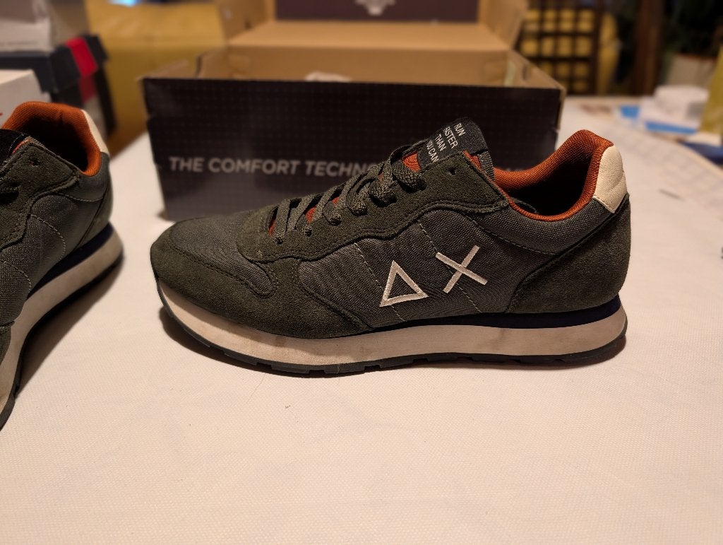 Sun68 Sneakers Groen/Oranje Maat 43, Overige kleuren, Ophalen of Verzenden, Zo goed als nieuw, Sneakers