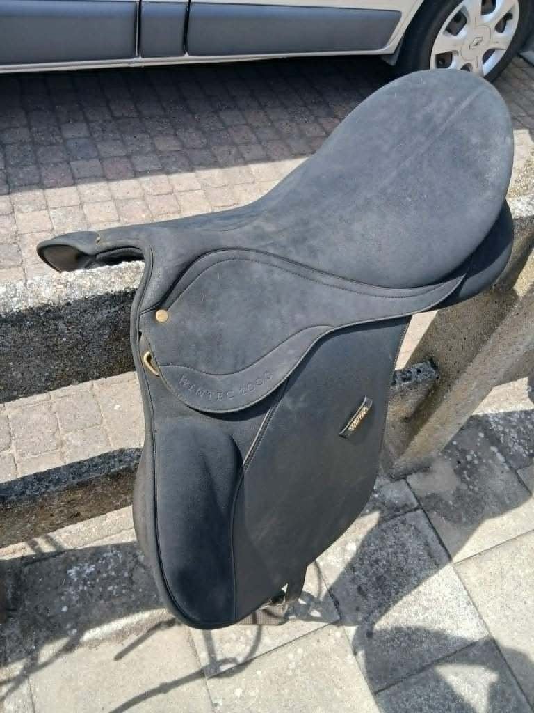 Zadel Wintec, deken en kopstuk, Ophalen, Gebruikt, Wintec