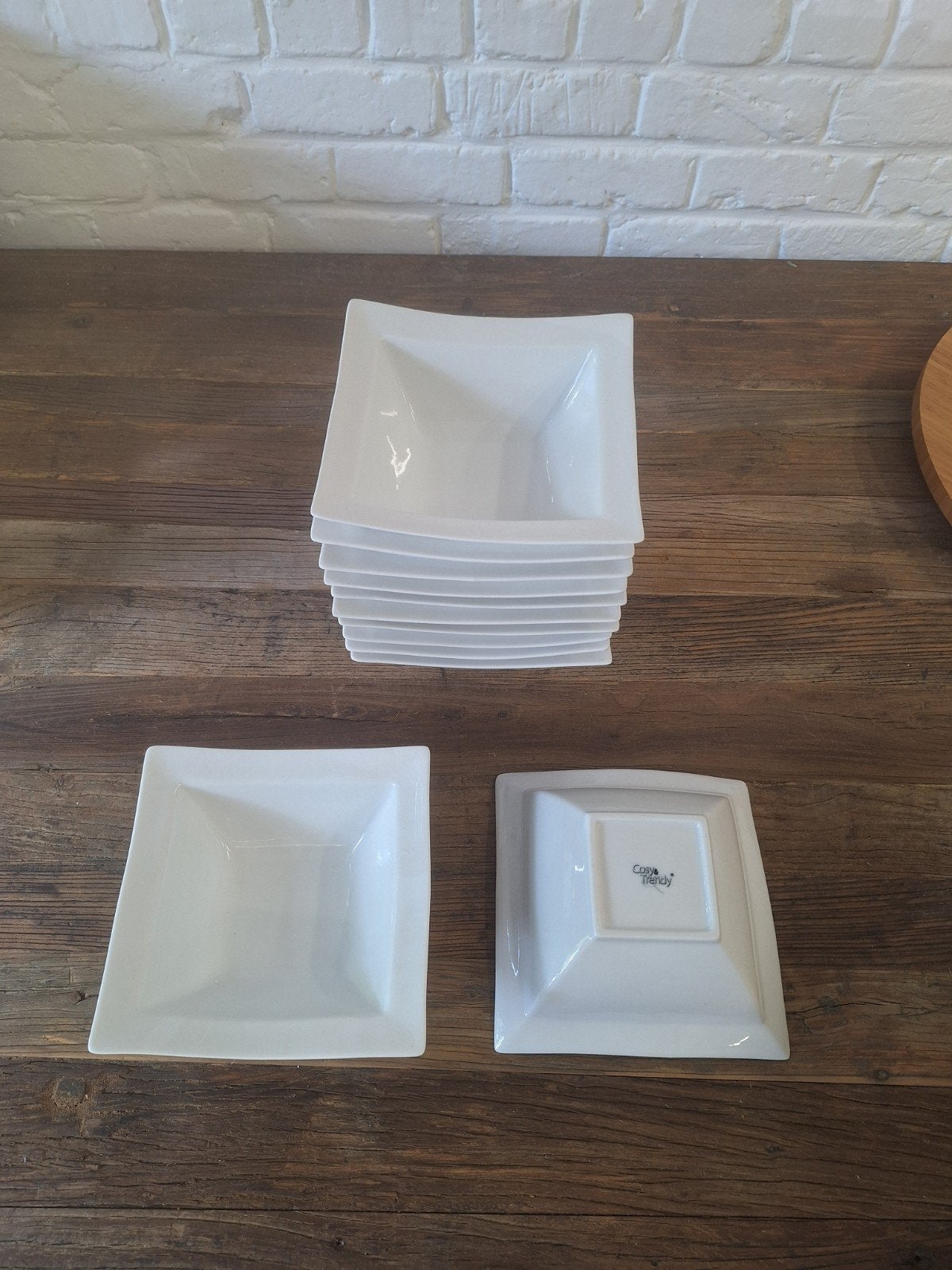 Diepe borden 'Cosy & Trendy´, Ophalen, Bord(en)