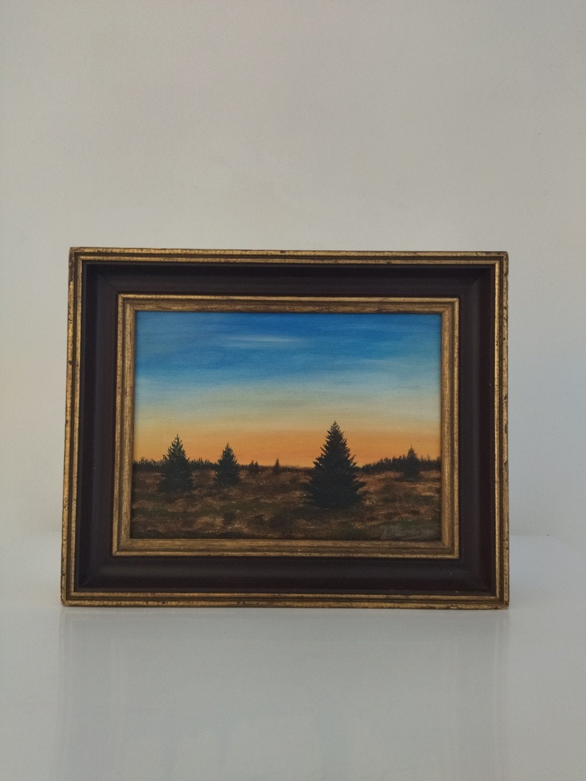 Tableau peinture huile.Avec certificat. Ecole liégeoise, Doek, Ophalen of Verzenden, Landschap, Klassiek