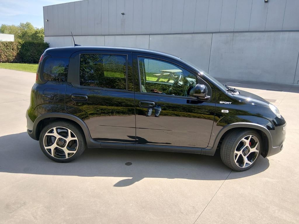 Fiat panda sport hybrid- full black sport editie als nieuw!, Achat, Panda, Particulier, Apple Carplay