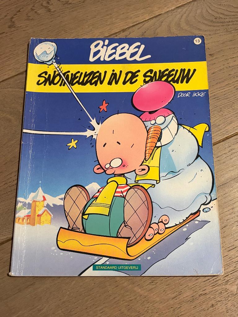Biebel - 13 - Snotneuzen in de sneeuw, Boeken, Stripverhalen, Eén stripboek, Ophalen of Verzenden, Gelezen