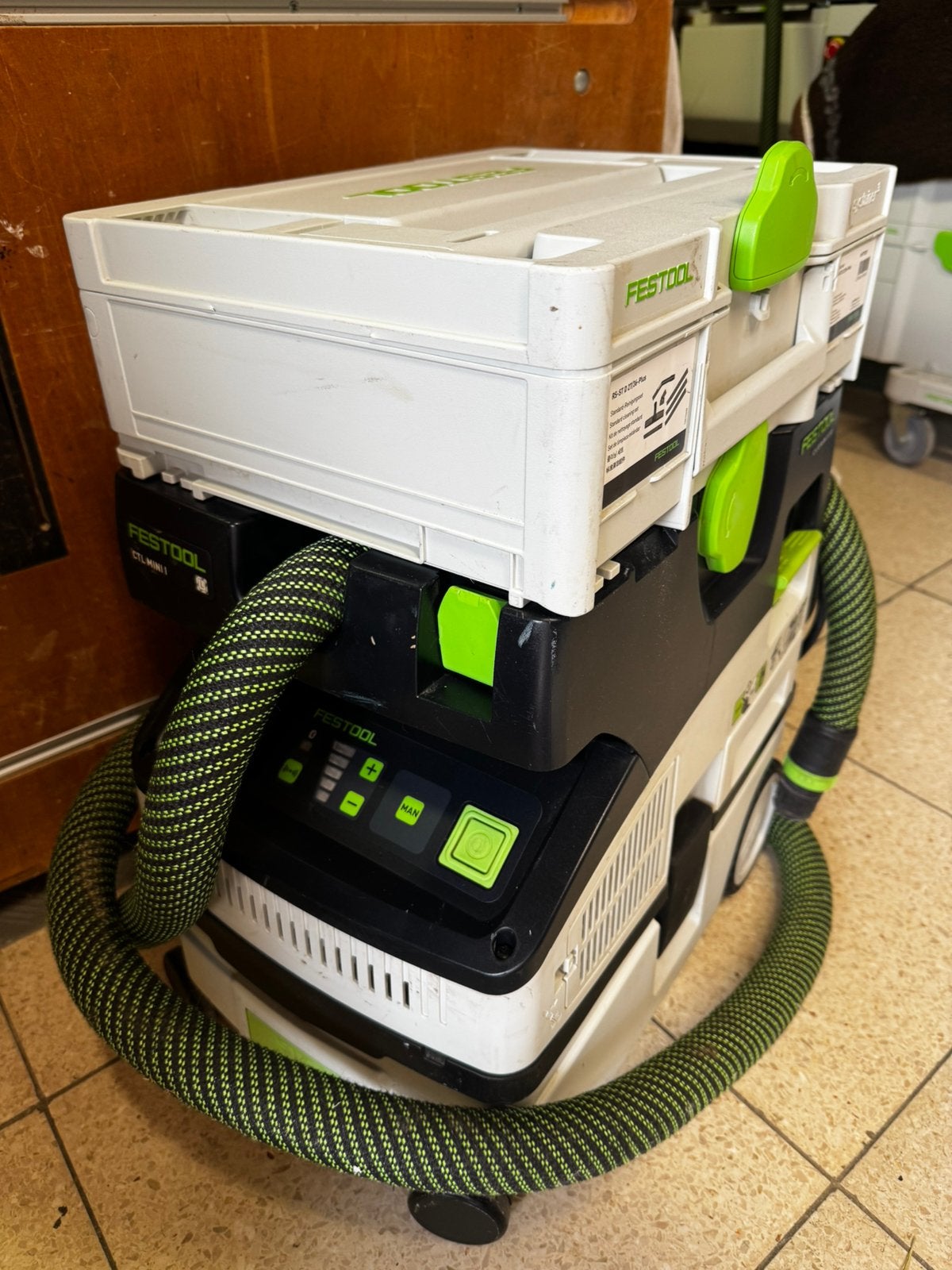 Festool CTL MINI met toebehoren, Bricolage & Construction, Matériel de nettoyage, Enlèvement ou Envoi, Comme neuf