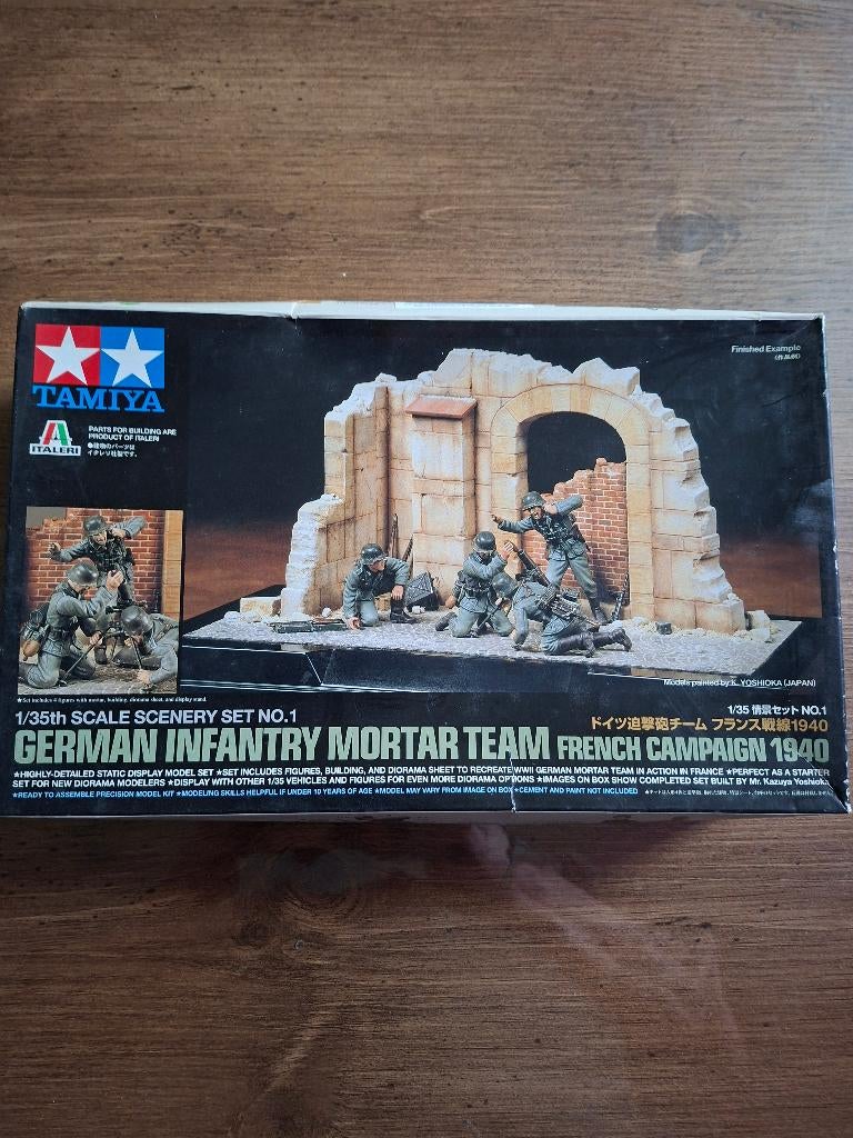 Maquette militaire 1/35, Enlèvement ou Envoi, Comme neuf, 1:35 à 1:50, Diorama