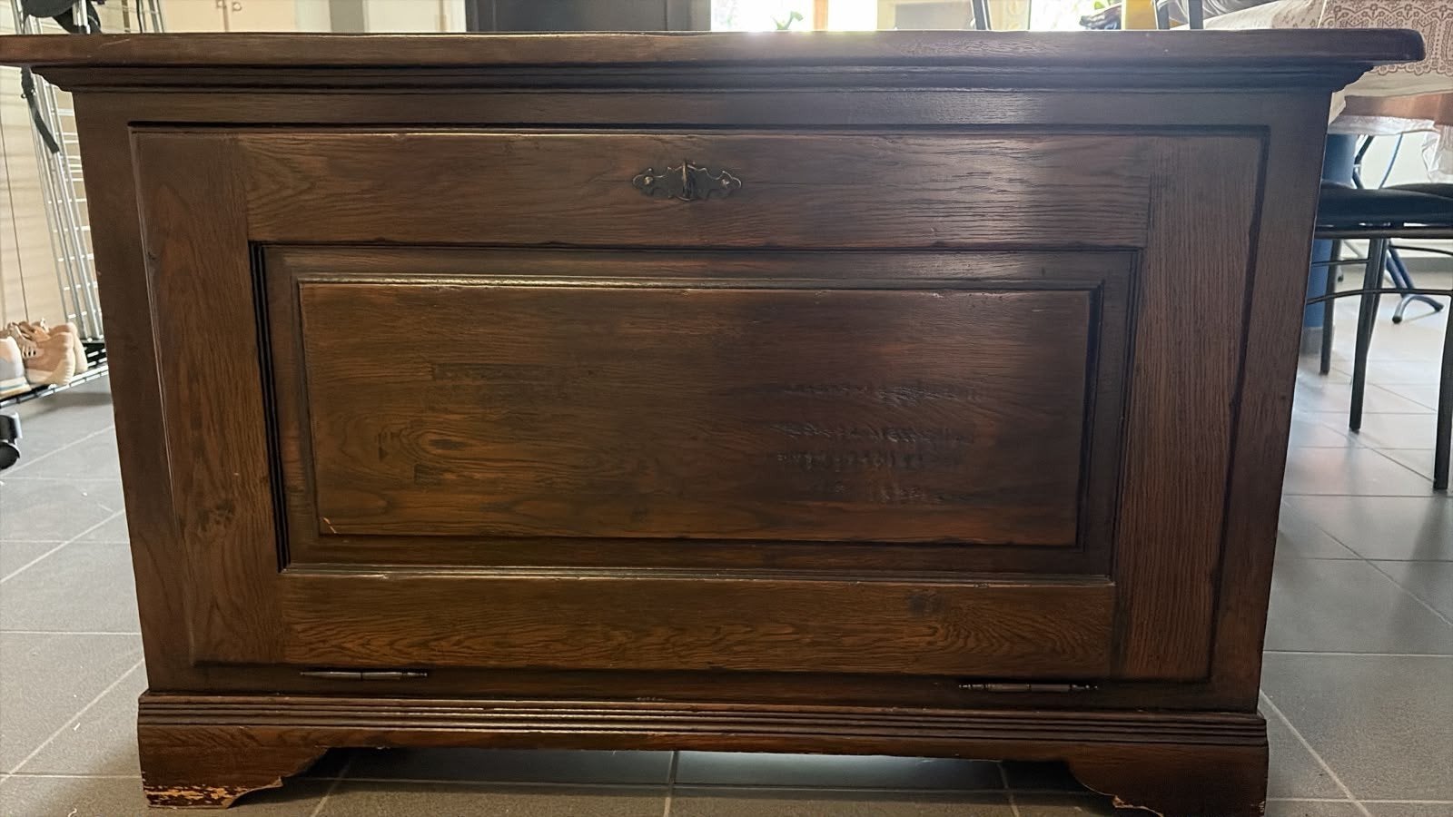 mooie antieke koffer/kast, Ophalen, 50 – 75, Gebruikt, 100 tot 150 cm