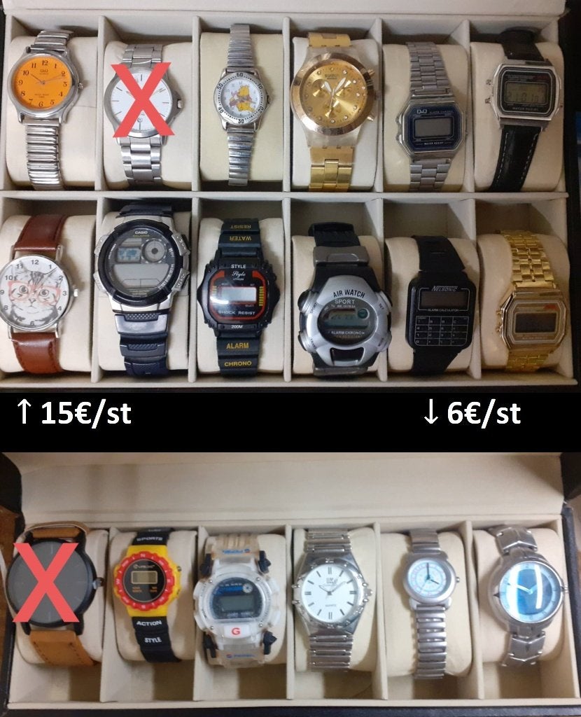 Horloges (Vintage & Retro) Fossil Casio Swatch Nelsonic Q&Q, Bijoux, Sacs & Beauté, Enlèvement ou Envoi, Casio