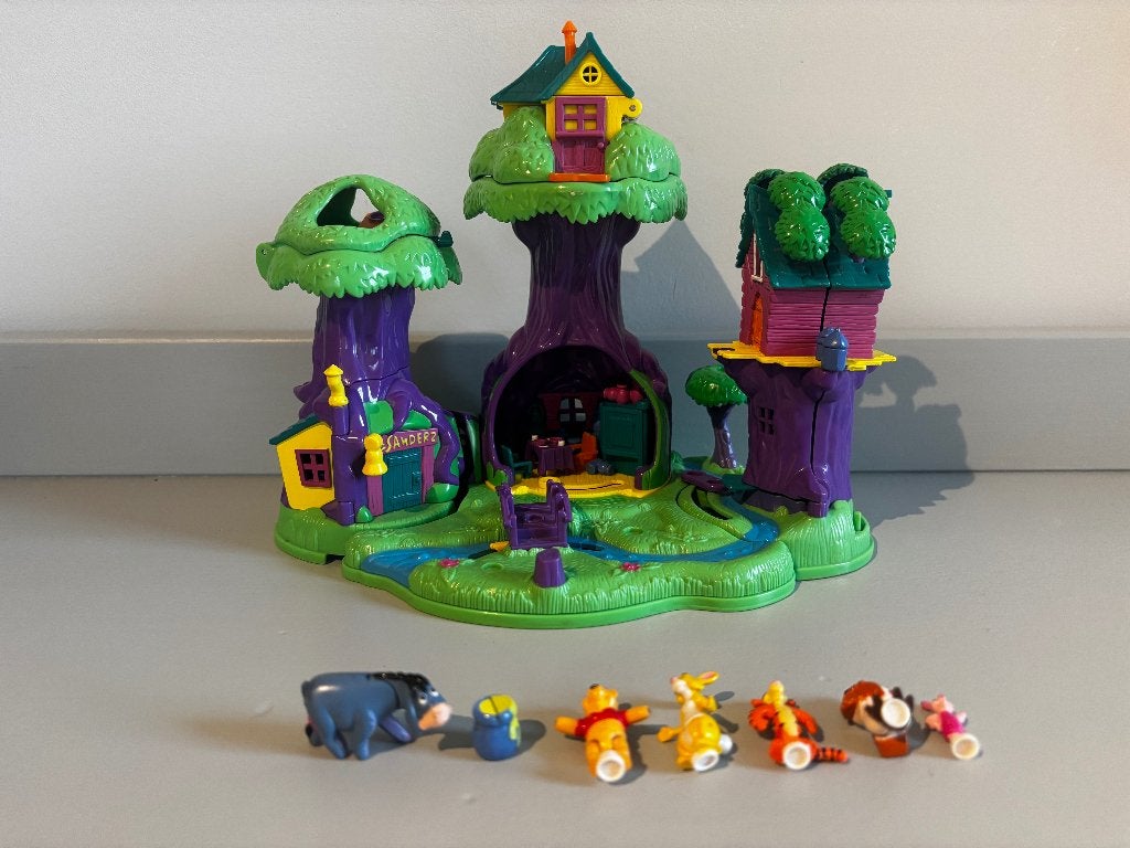 Polly Pocket Bluebird vintage Winnie l'ourson bois 100 acres, Enlèvement ou Envoi, Comme neuf