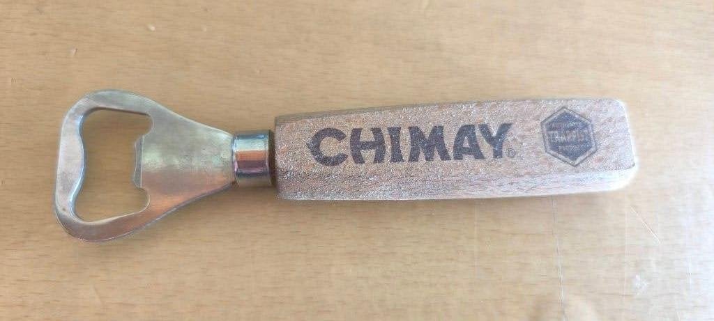 decapsuleur publicitaire chimay bois et metal, Collections, Enlèvement ou Envoi, Comme neuf