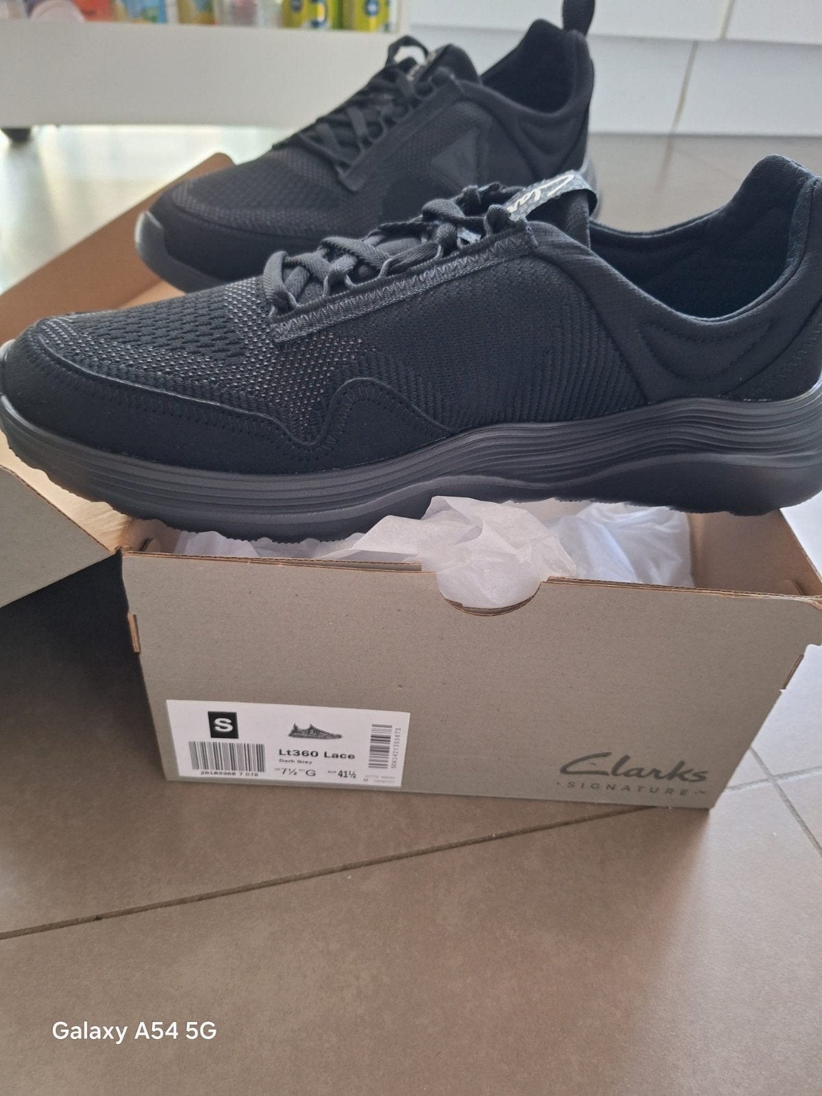 Clarks leren sneakers LT360 lace maat 41.5 donkergrijs zwart, Kleding | Heren, Schoenen, Ophalen, Zwart, Sneakers