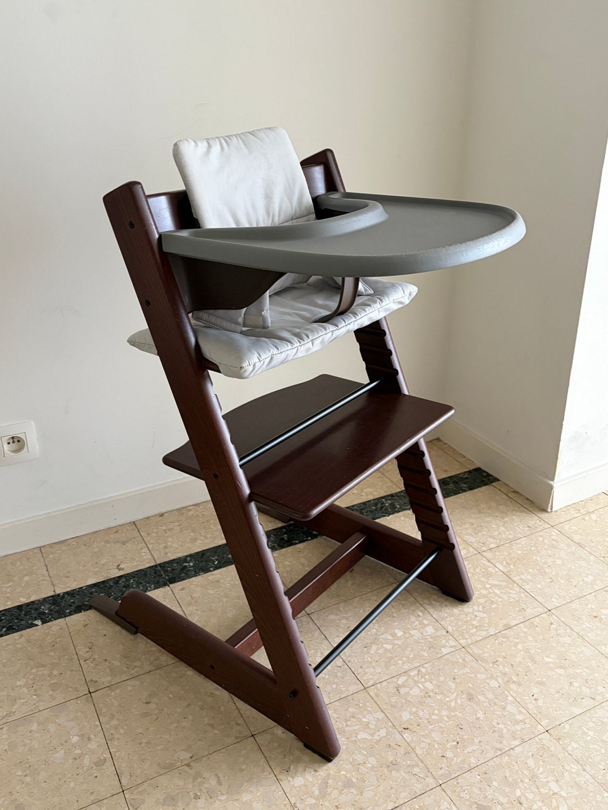 Stokke Tripp Trapp Stoel Bundel met BabySet en Tray, Ophalen, Zo goed als nieuw
