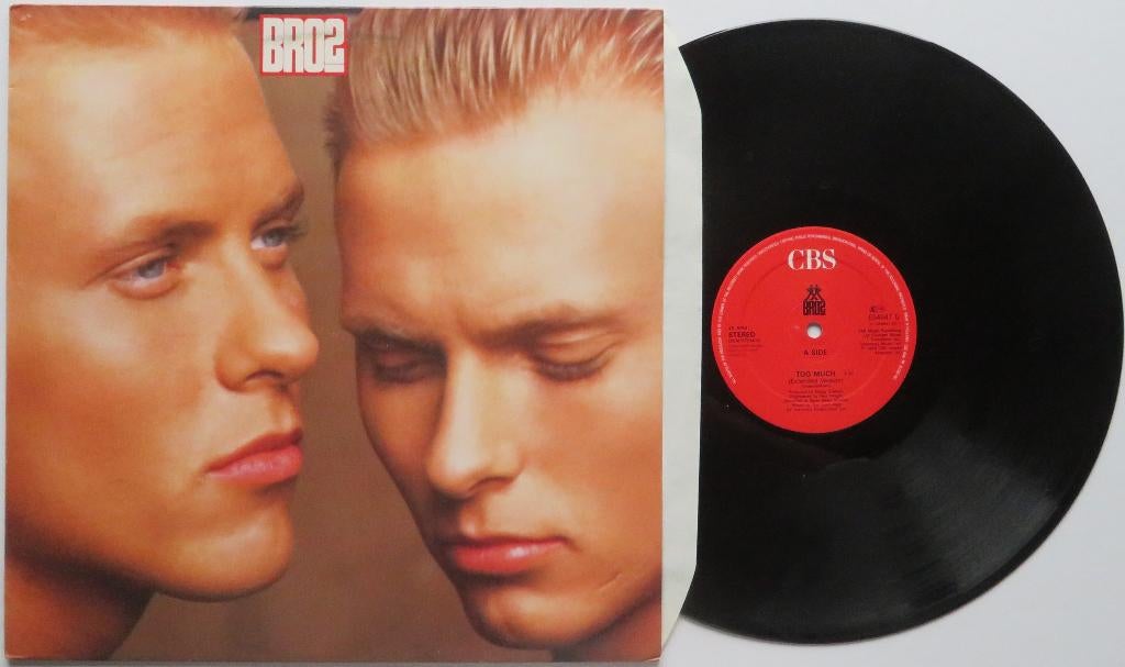 Bro2 - Too much. Maxi, Gebruikt, 1980 - 1989, Ophalen of Verzenden, 12 inch