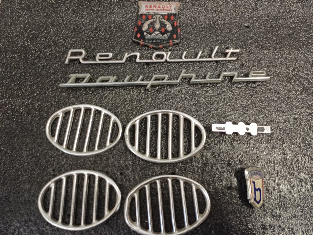 Set accessoires voor Renault Oltimer 1960 ww-logo, Ophalen of Verzenden, Gebruikt