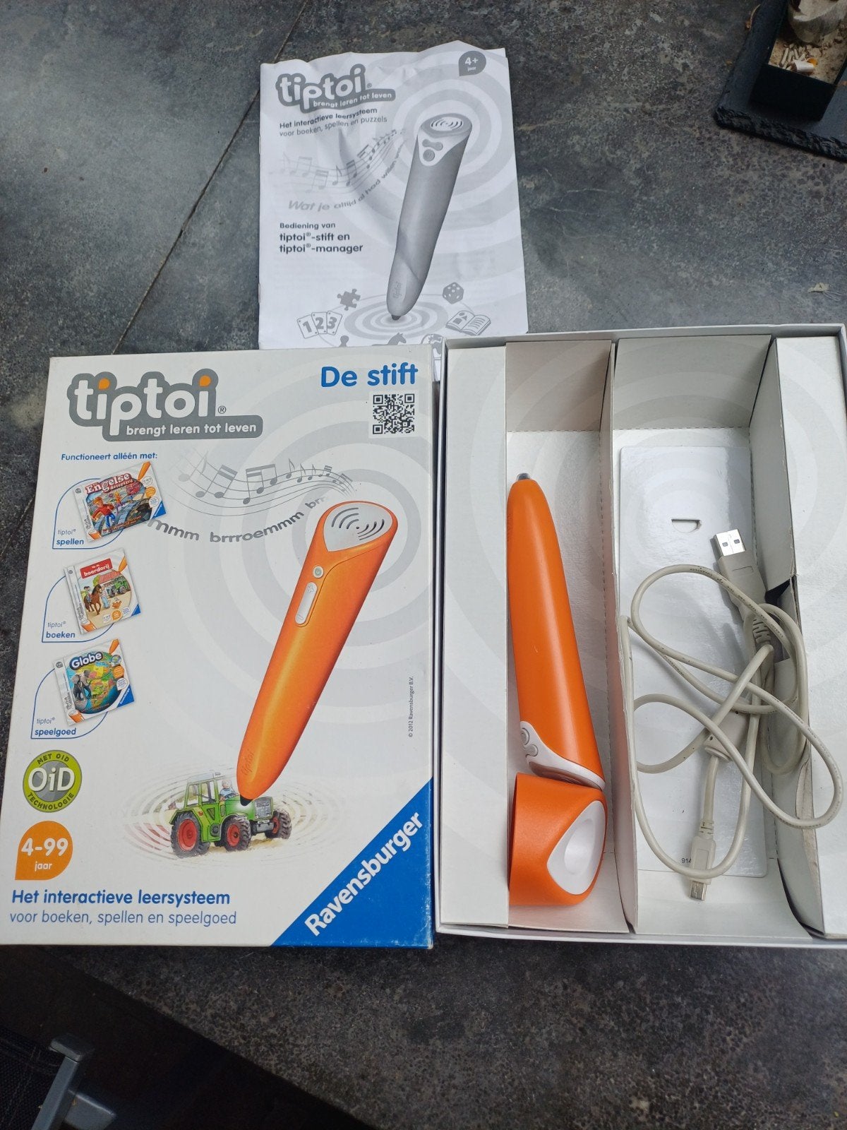 Tiptoi pakket, Ophalen