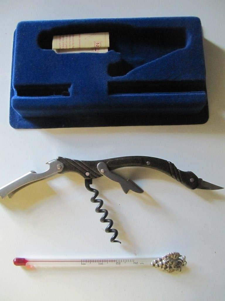 Kurkentrekker met wijnthermometer., Ophalen of Verzenden, Dranken