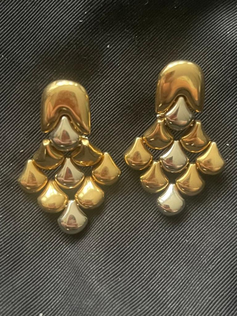 Oorsieraden van Chimento bicolore 18 K goud, Handtassen en Accessoires, Oorbellen, Zo goed als nieuw, Goud, Ophalen