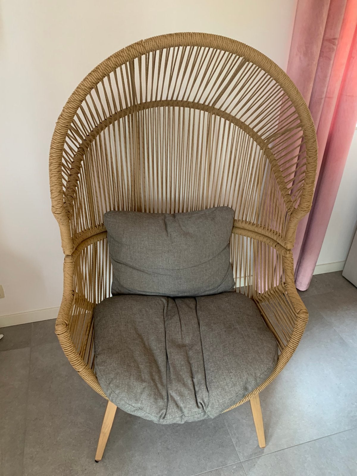 Fauteuil en rotin, Maison & Meubles, Enlèvement, Comme neuf