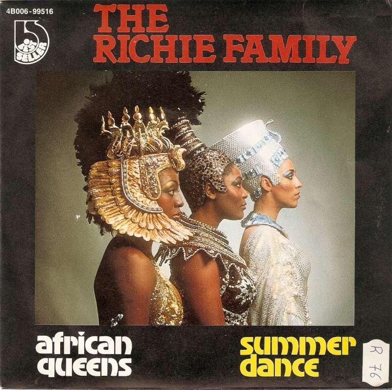 single Richie family - African queens, 7 inch, Ophalen of Verzenden, Zo goed als nieuw, Overige typen