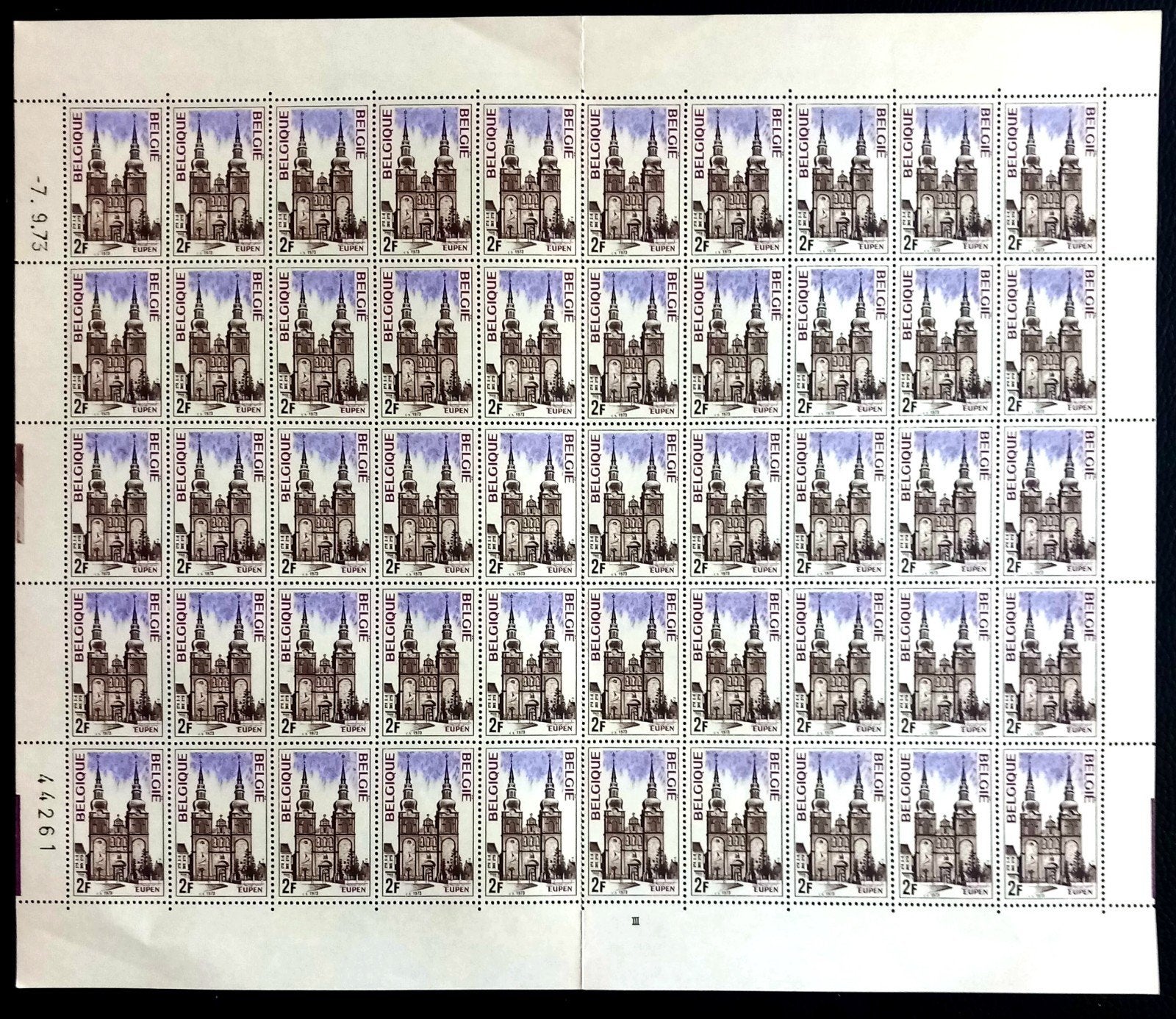 1973 Sint-Niklaaskerk in Eupen MNH**, Verzenden, Orginele gom, Postfris, Postfris