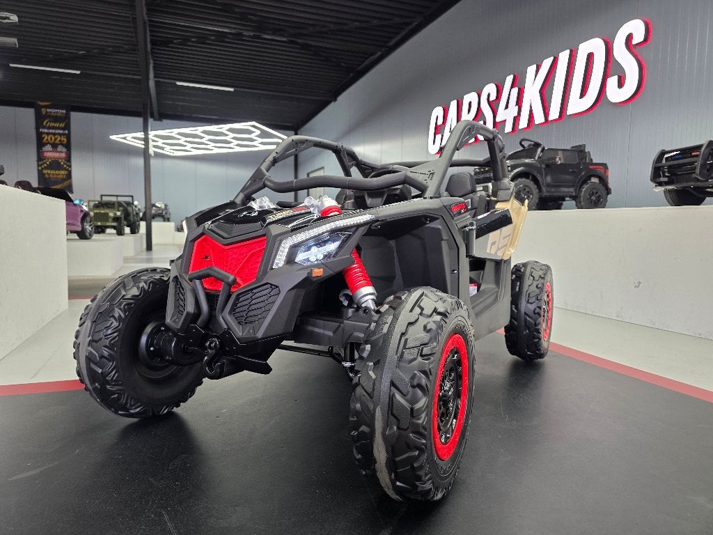 Kinder Buggy Can Am - 24 volt - 2 persoons - leren zit - RC, Enlèvement ou Envoi, Neuf