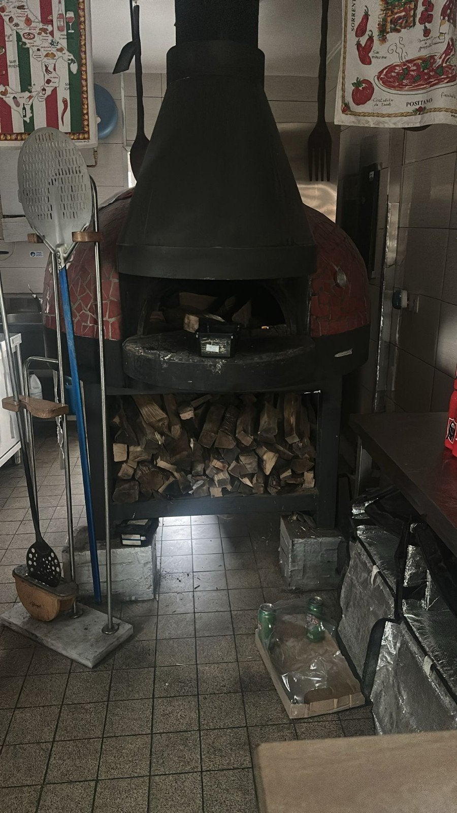 Houtoven 120cm, Tuin en Terras, Pizzaovens, Ophalen, Zo goed als nieuw