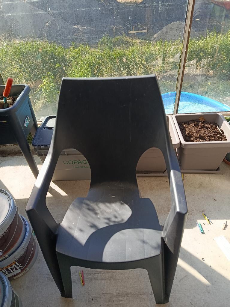 Tuinstoelen, Ophalen, Gebruikt, Kunststof, Stapelbaar