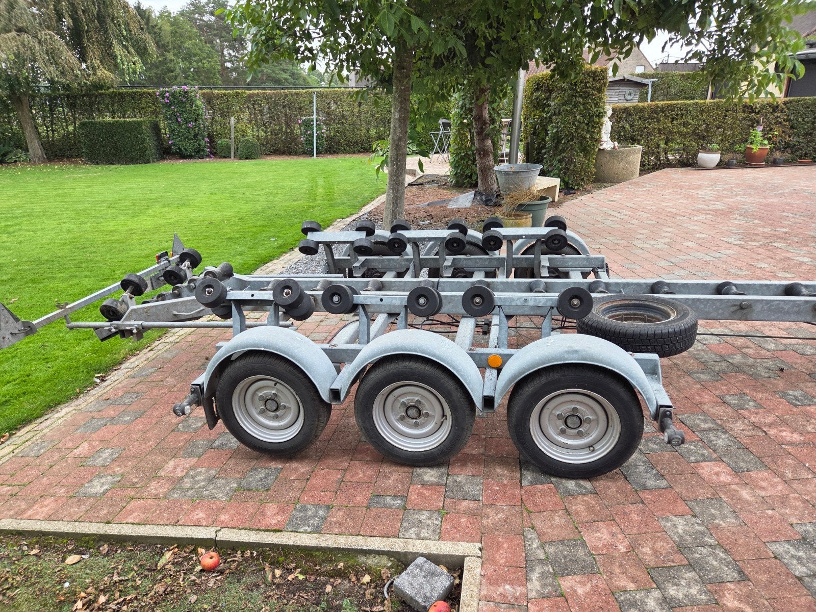 boottrailer 3500kg, Sports nautiques & Bateaux, Remorques bateau, Enlèvement, Utilisé