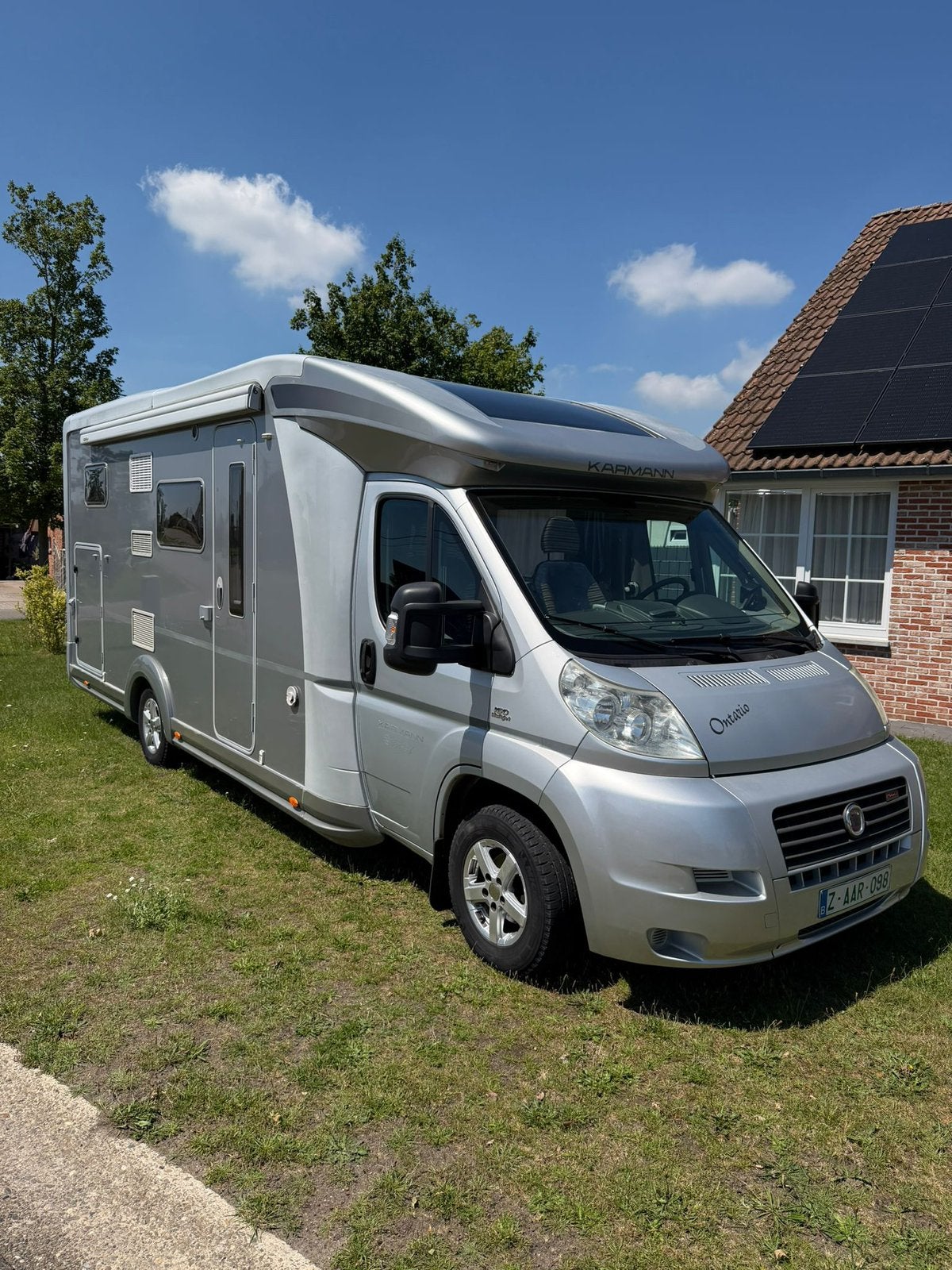 Fiat ducato Karman, Caravans en Kamperen, Mobilhomes, Douche, Particulier, Fiat, Luifel