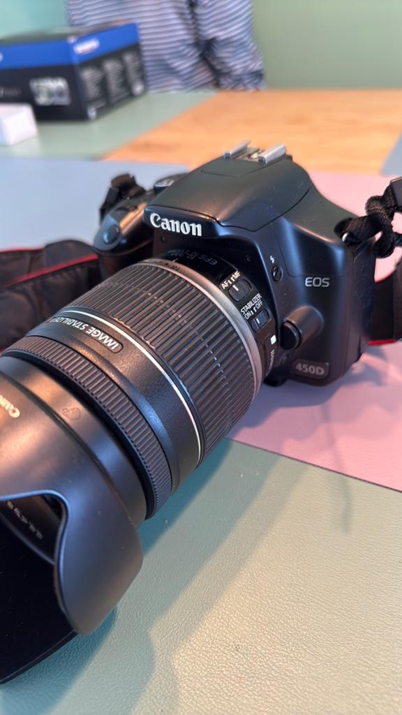Canon - EOS 450D, Audio, Tv en Foto, Fotocamera's Digitaal, Ophalen, Canon, Zo goed als nieuw, Geen optische zoom