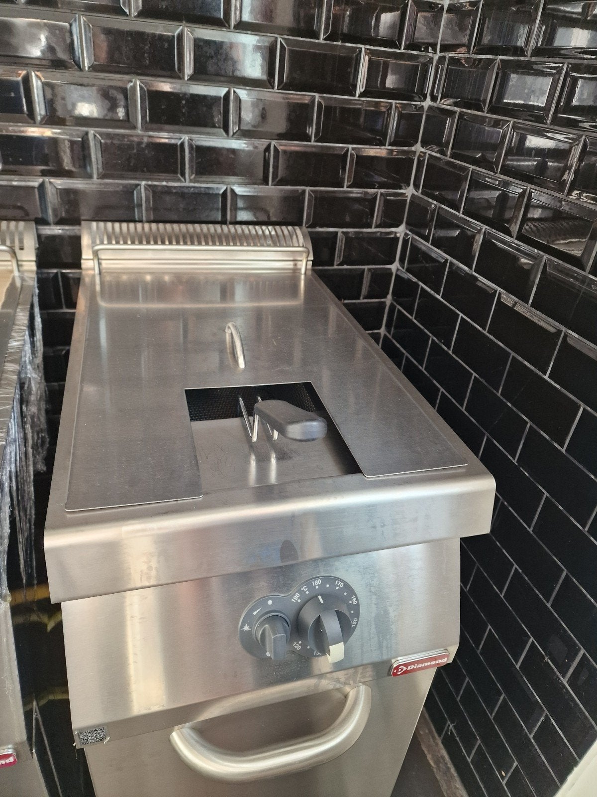 Friteuse professionnelle inox – Très bon état, Electroménager, Enlèvement ou Envoi