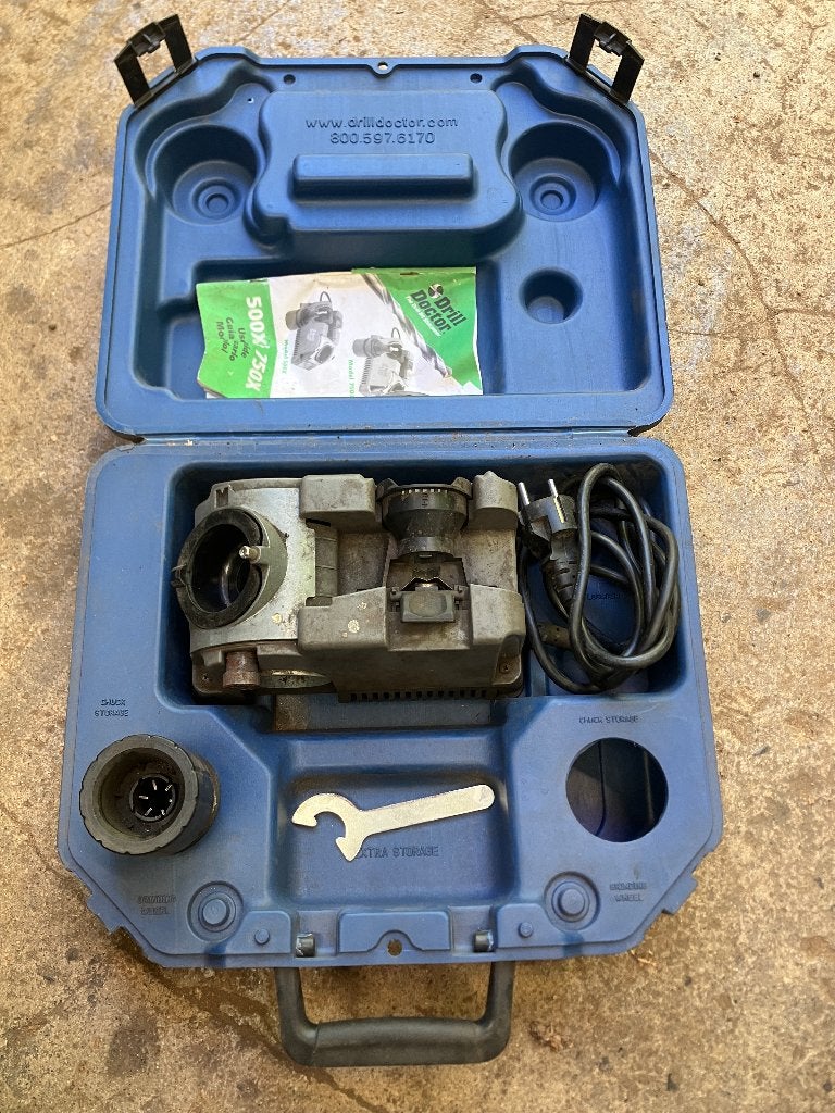 Drill doctor 500X affûteuse de mêches, Bricolage & Construction, Enlèvement, Utilisé, Moins de 700 watts, Autres types