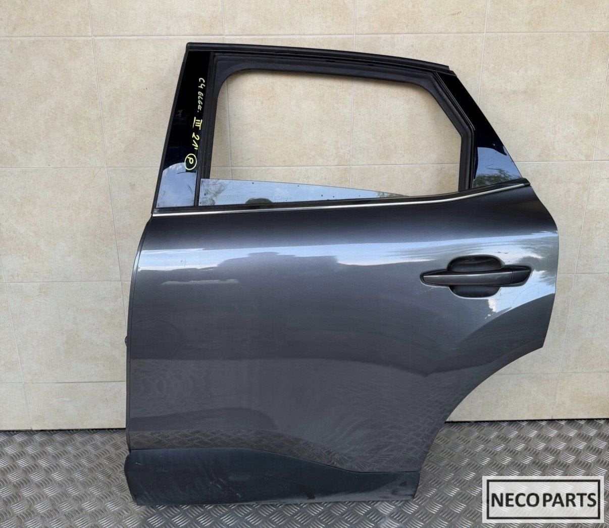 CITROEN E-C4 C4 III PORTIER DEUR ACHTER LINKS ALLES LEVERBAA, Gebruikt, -, Ophalen of Verzenden, Achter