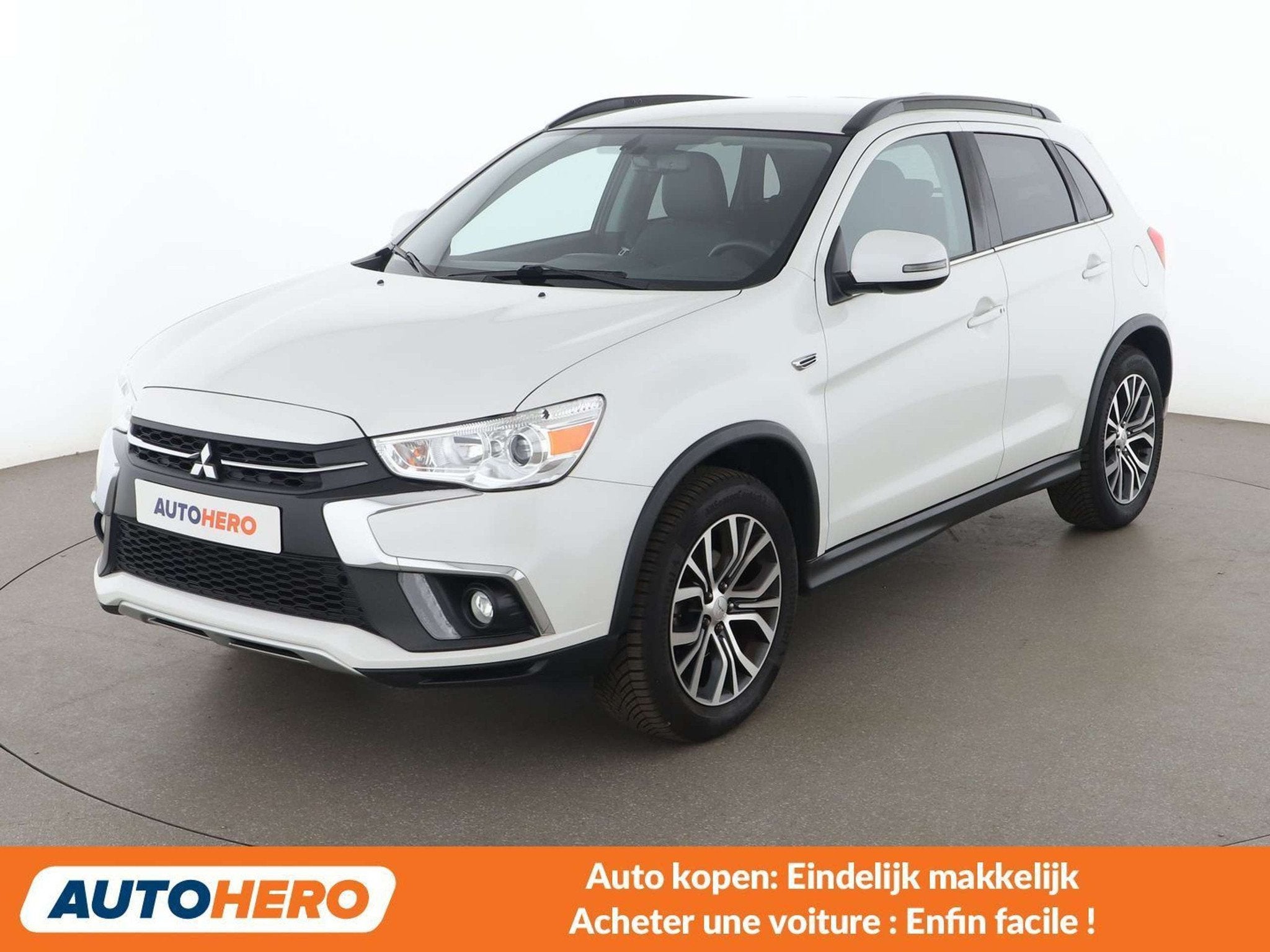 Mitsubishi ASX 1.6 Diamant Edition 2WD (bj 2019), Auto's, Voorwielaandrijving, Gebruikt, 1590 cc, Wit