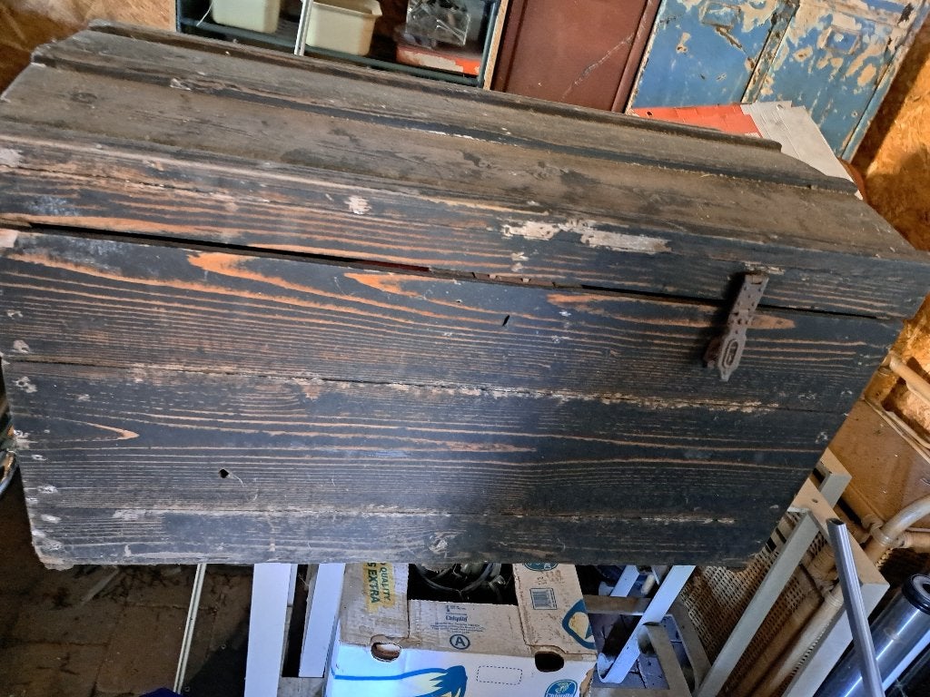 houten koffer, Enlèvement, Utilisé
